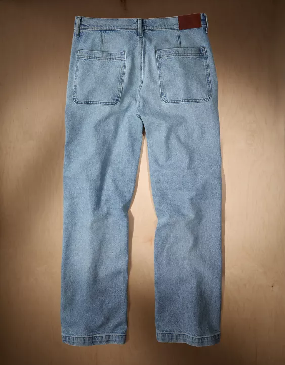 AE x Tru Kolors Pleated Denim Trouser - Image 4