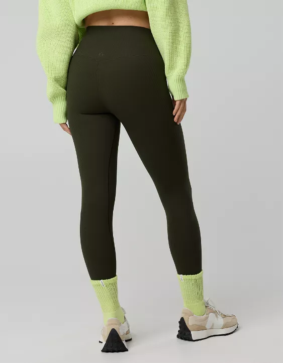 OFFLINE By Aerie Real Me XTRA High Waisted Ribbed Legging - Image 2