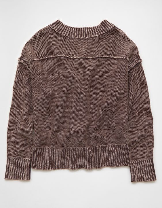 AE Long Weekend V-Neck Sweater - Image 4