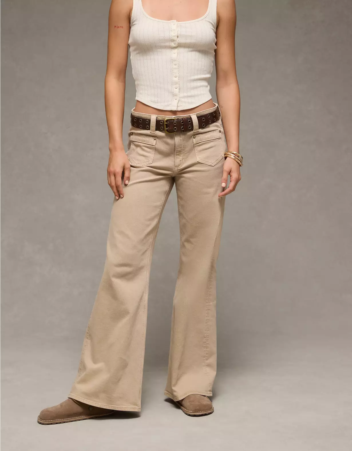 AE Stretch High-Waisted Flare Jean