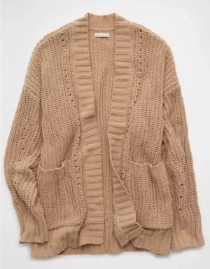AE Chenille Cardigan Sweater