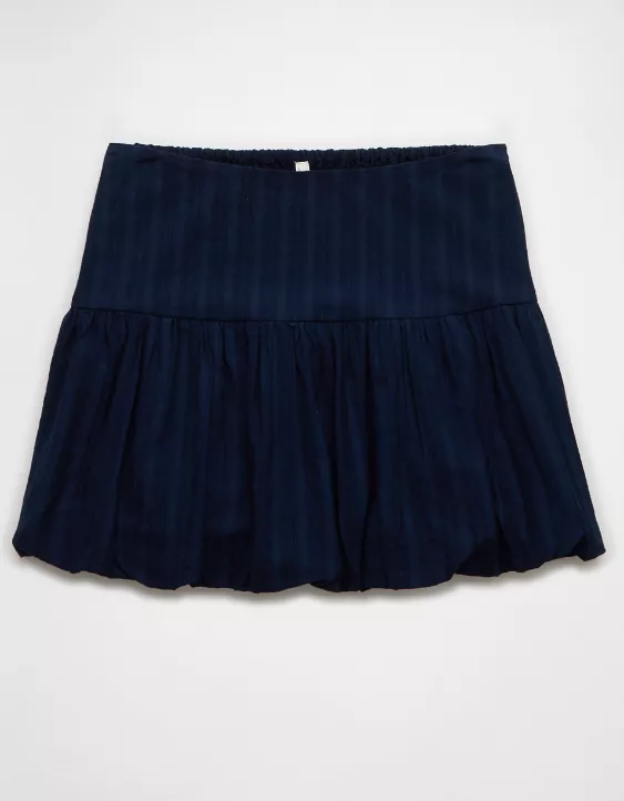 AE High-Waisted Smocked Bubble Skirt - Image 3