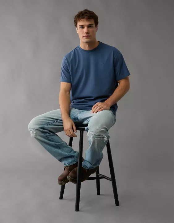 AE Logo Lived-In T-Shirt - Image 6