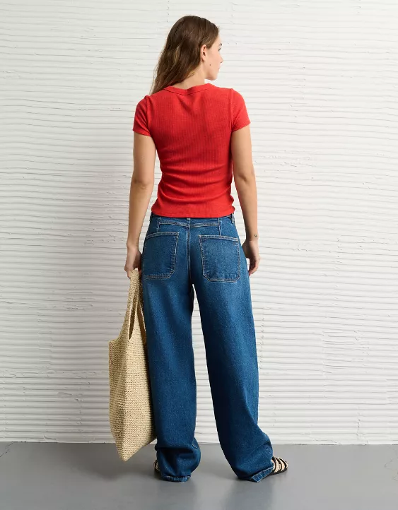 AE Waffle Baby Tee - Image 2