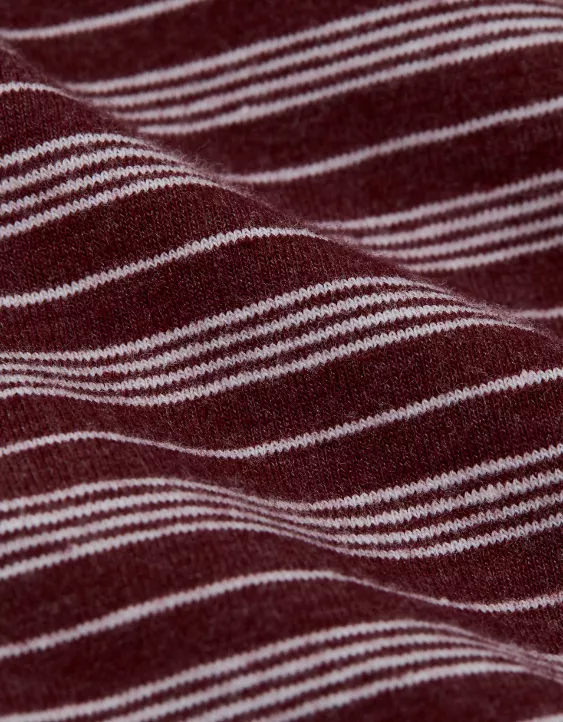 AE 24/7 Club Logo Striped Polo Shirt - Image 6