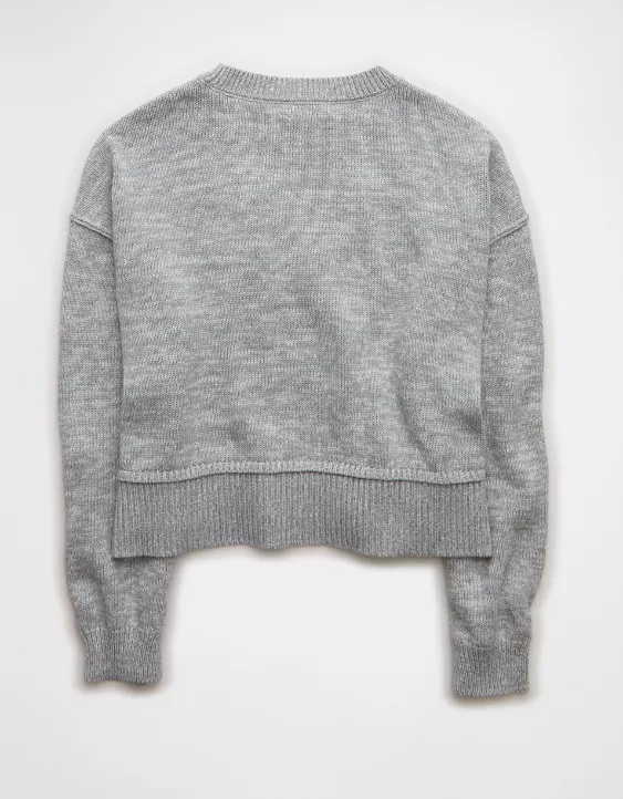 AE Ohio State Buckeyes Cropped Sweater - Image 4