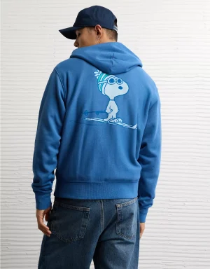 AE Snoopy Graphic Fleece Hoodie