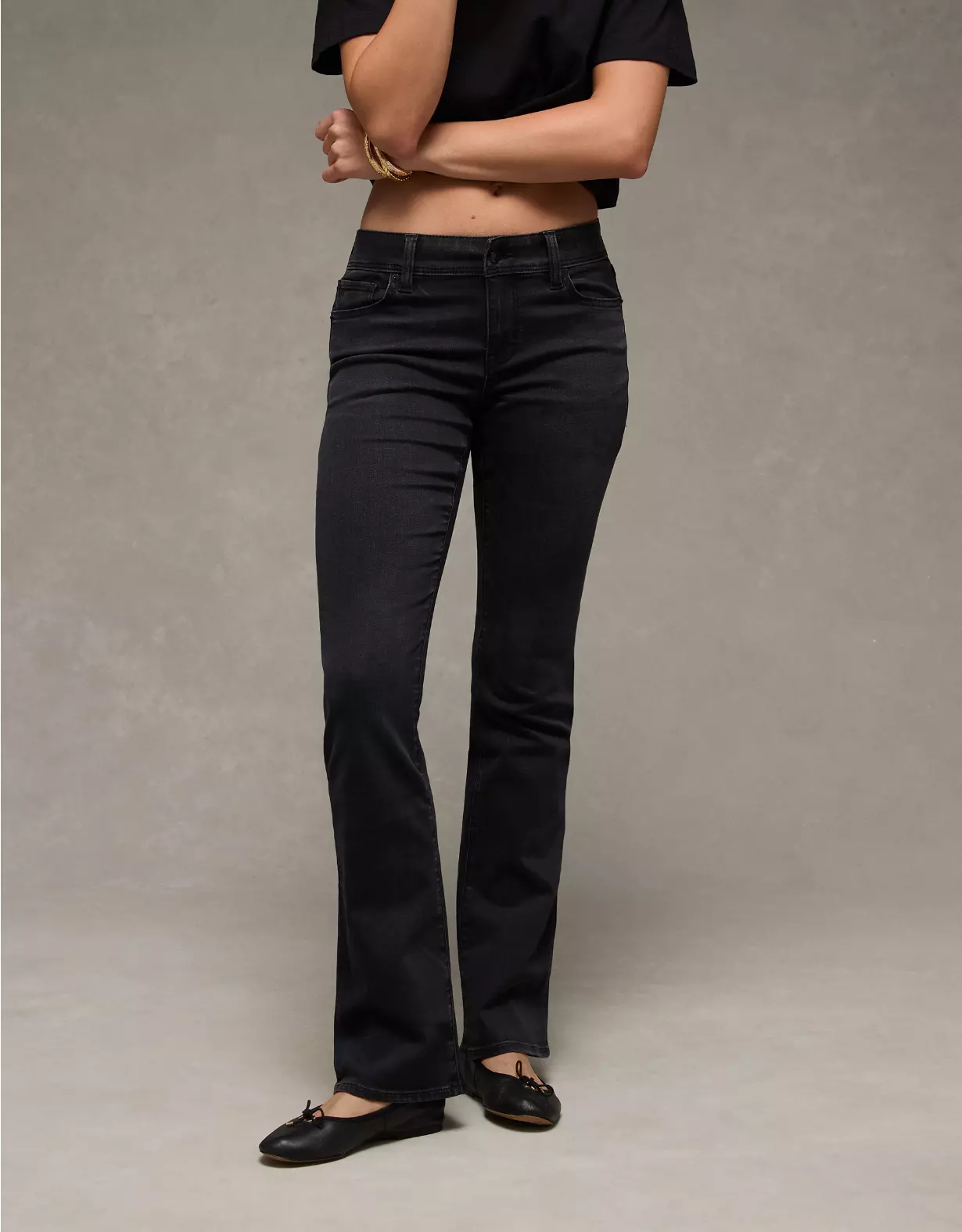 AE Next Level Low-Rise Kick Bootcut Jean