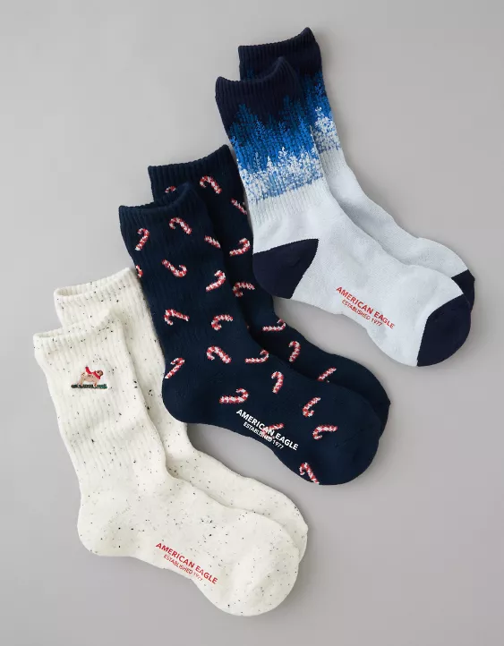 AE Terry Crew Socks 3-Pack - Image 3