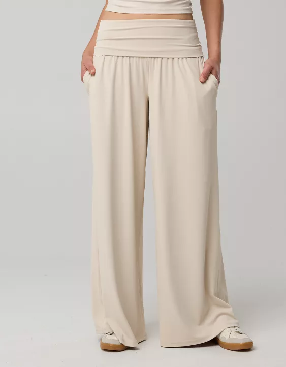 OFFLINE By Aerie Real Me Foldover Super Wide Leg Pant - Image 2