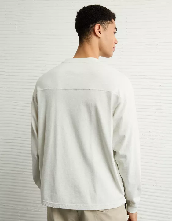AE Long-Sleeve Boxy Sueded Jersey T-Shirt - Image 2