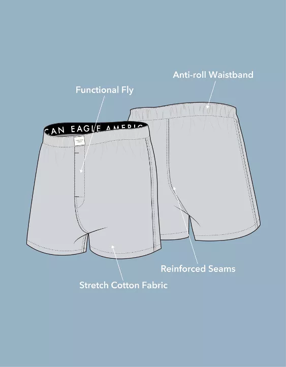 AEO Men's Tiny Eagles Stretch Boxer Short - Image 6