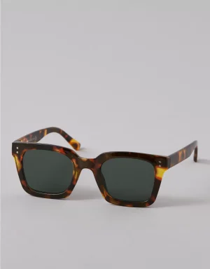 AEO Square Thick Frame Sunglasses