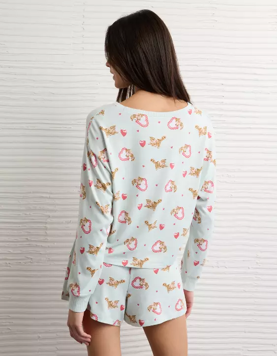 AE Luxe Plush Kitten PJ Set - Image 2