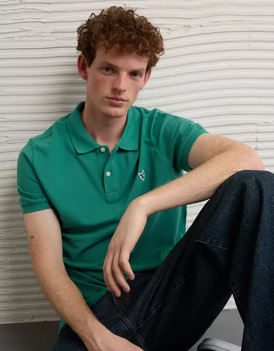 AE Slim Fit Stretch Polo Shirt - Image 4