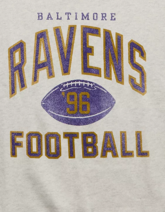 NFL Baltimore Ravens Graphic Relaxed Fit Sweatshirt - Image 6