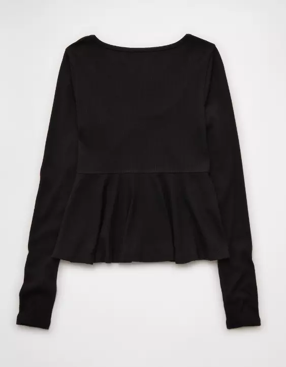 AE Long Sleeve Babydoll Top - Image 4