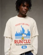 AE Boxy Snoopy Graphic T-Shirt