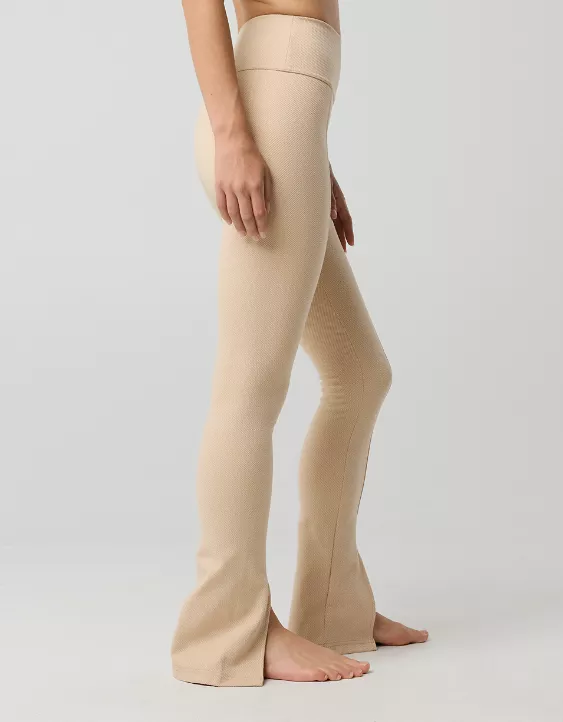 OFFLINE By Aerie Jacquard Twill Mini Flare Legging - Image 5