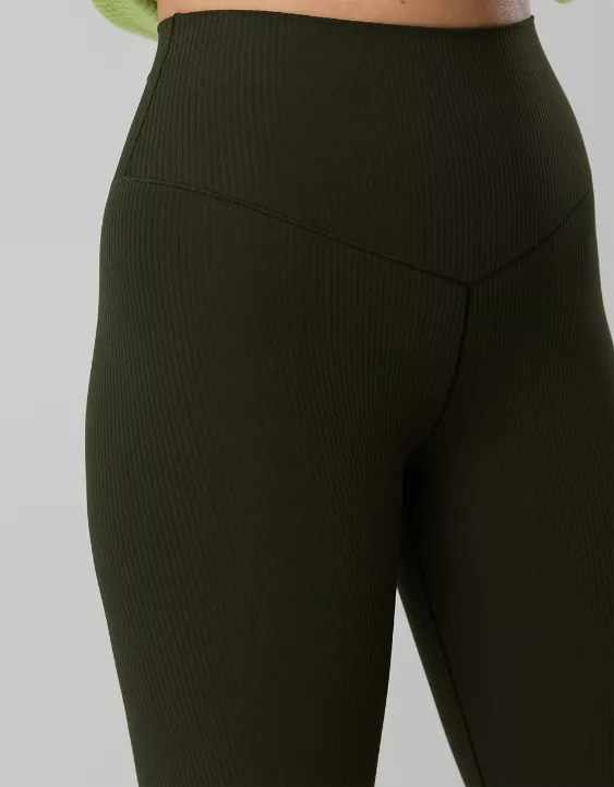 OFFLINE By Aerie Real Me XTRA High Waisted Ribbed Legging - Image 6