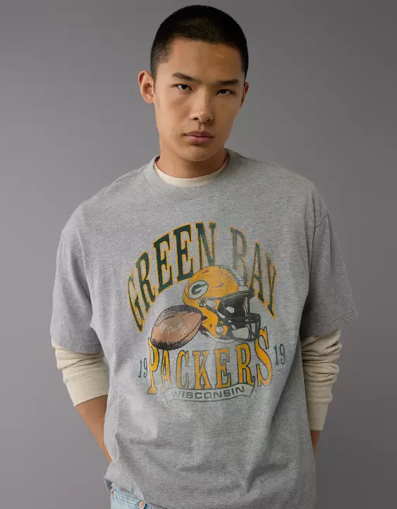 NFL Boxy Green Bay Packers Graphic T-Shirt - Image 5