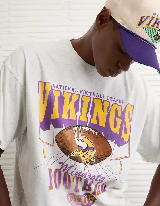 NFL Boxy Minnesota Vikings Graphic T-Shirt - Image 5