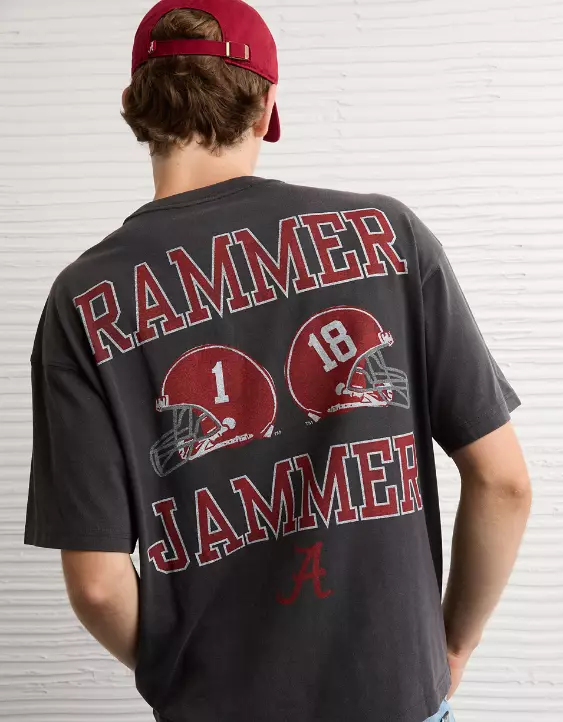 AE Boxy Alabama Crimson Tide Graphic T-Shirt - Image 2