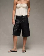 AE 15" Vegan Leather Short