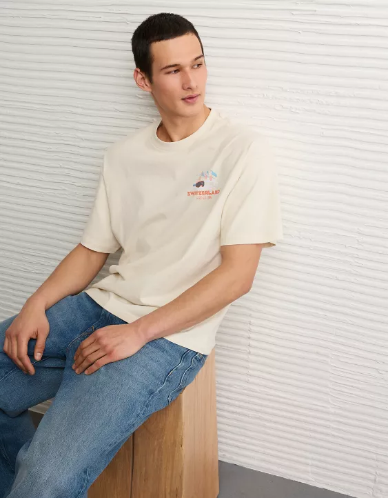 AE Boxy Destination Graphic T-Shirt - Image 7