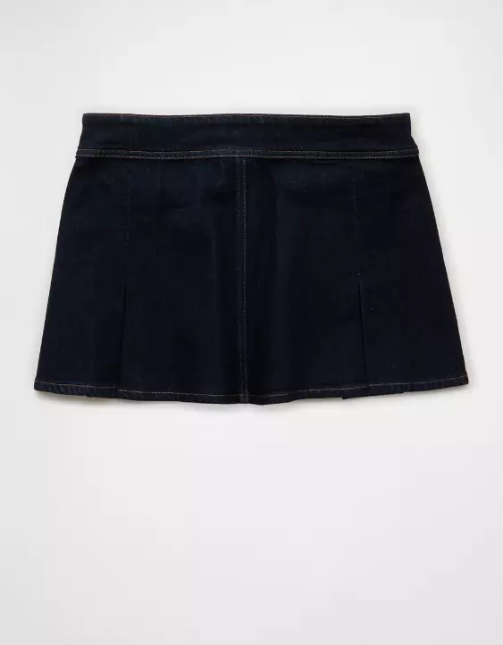 AE Stretch Low-Rise A-Line Pleated Mini Skirt - Image 5