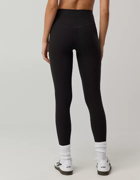 OFFLINE By Aerie Real Me XTRA High Waisted Ribbed Legging - Image 3