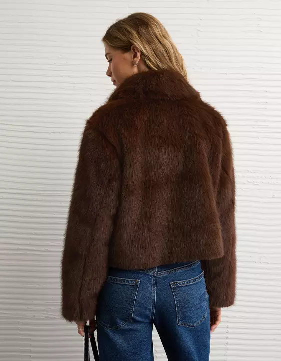 AE Faux Fur Coat - Image 3